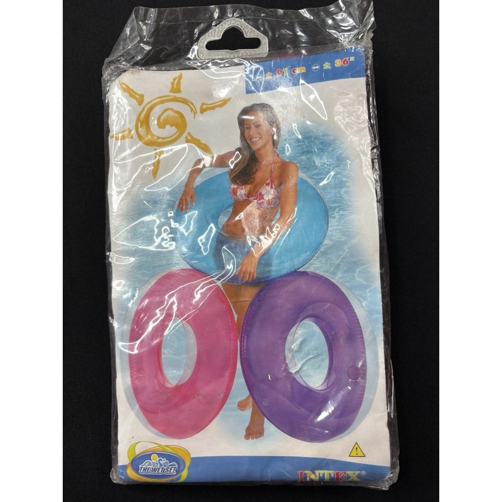 NEW Sealed Vintage Intex The Wet Set Ring Pool‎ Float 2002 36 inches
